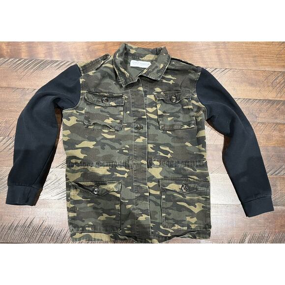 Gypsy Warrior Medium Utility Jacket Military Women’s Canvas Sweatshirt Sleeves - Picture 1 of 6